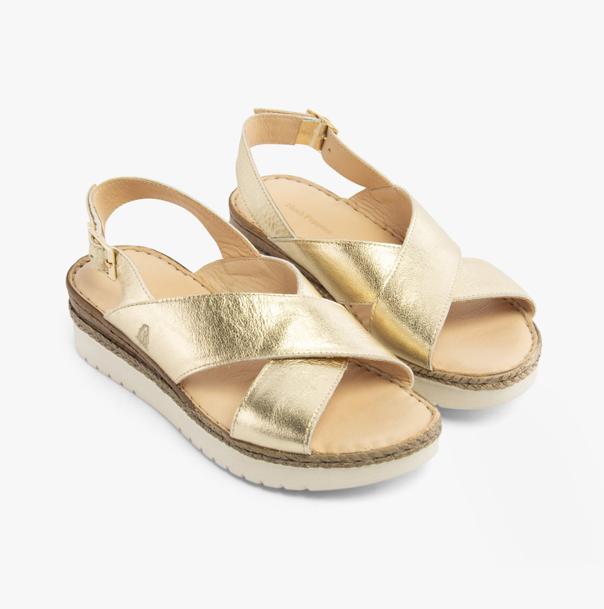 Hush Puppies SAPHIRA Womens Slingback Sandals Gold