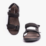 Hush Puppies NEVILLE QUARTER STRAP Mens Sandals Black