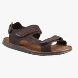 Hush Puppies NEVILLE QUARTER STRAP Mens Sandals Brown