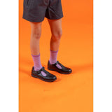 Hush Puppies BRITNEY Girls Leather School Shoes Black