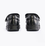 Hush Puppies RYAN Boys Leather School Shoes Black