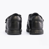 Hush Puppies LUCAS Boys Leather School Shoes Black