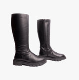 Hush Puppies ROWAN Womens Long Boots Black