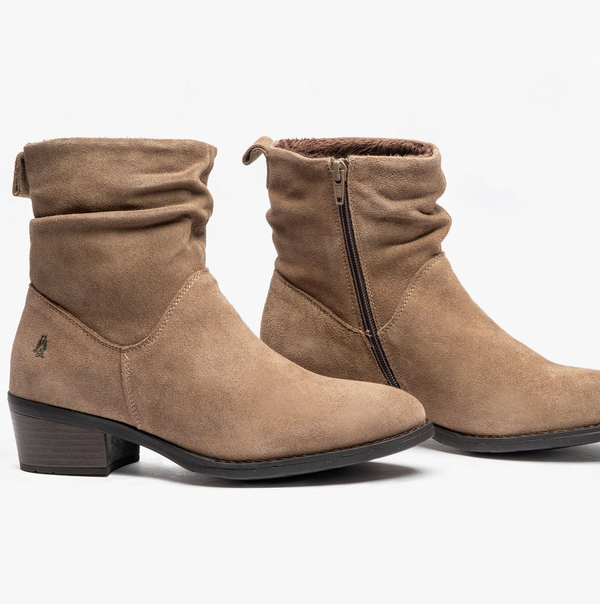 Hush Puppies IRIS Womens Ankle Boots Taupe