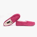 Hush Puppies ANNIE MOCCASIN Classic Womens Slippers Pink