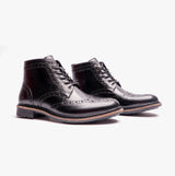 Hush Puppies JOSHUA BROGUE Mens Boots Black