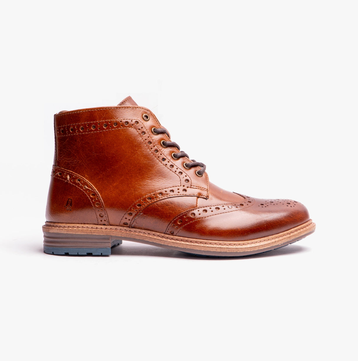 Hush Puppies JOSHUA BROGUE Mens Boots Tan