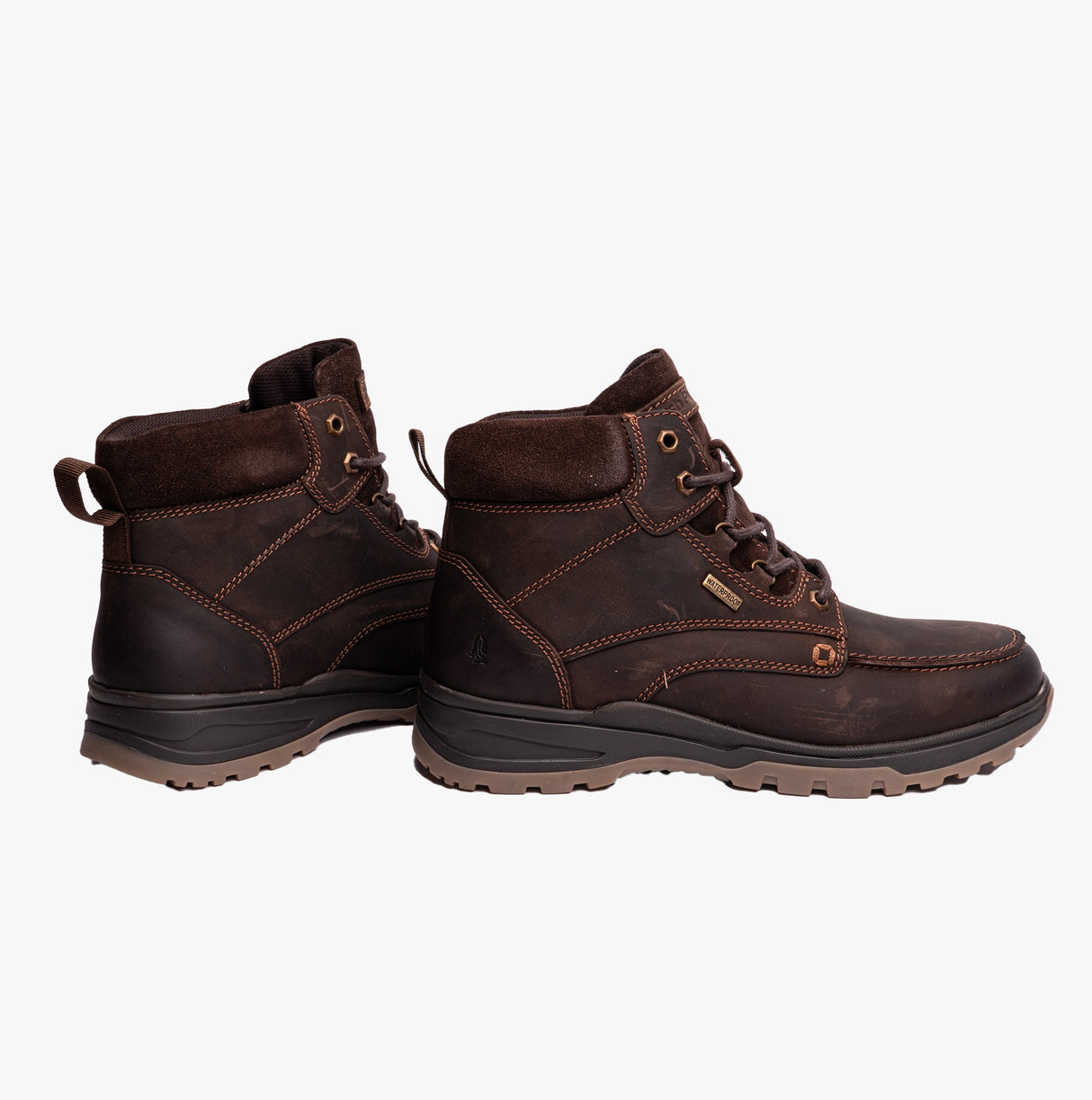 Hush Puppies PALMER Mens Hiking Boots Brown