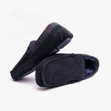 Hush Puppies ANDREAS Classic Mens Slippers Navy
