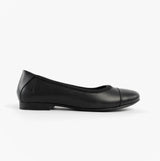 Hush Puppies EMMA Girls Leather School Shoes Black