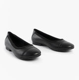 Hush Puppies EMMA Girls Leather School Shoes Black