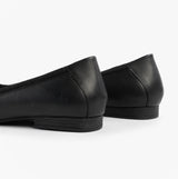 Hush Puppies EMMA Girls Leather School Shoes Black