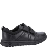 Hush Puppies SPENCER Boys Leather School Shoes Black