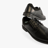 Hush Puppies TOMMY Boys Leather School Shoes Black