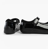 Hush Puppies CHRISTINA PATENT JUNIOR Girls Shoes Black