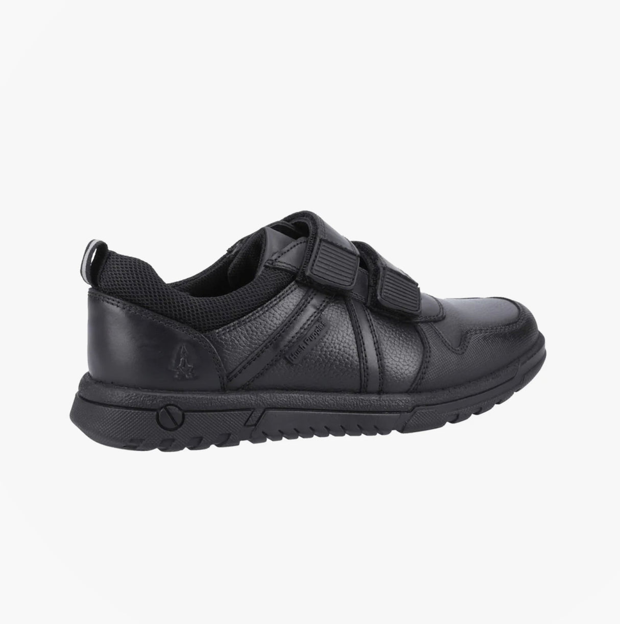 Hush Puppies SPENCER Boys Leather School Shoes Black