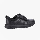 Hush Puppies SPENCER Boys Leather School Shoes Black