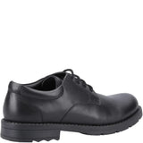 Hush Puppies BRUNO Boys Leather School Shoes Black