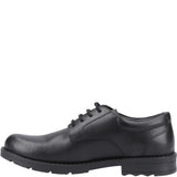 Hush Puppies BRUNO Boys Leather School Shoes Black