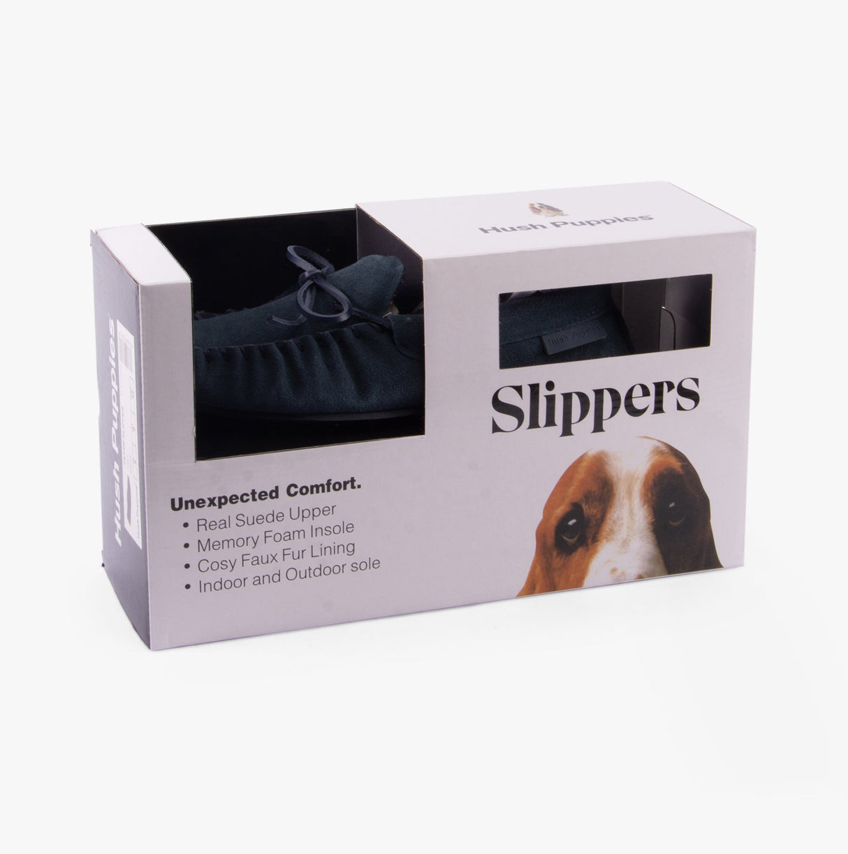 Hush Puppies CLYDE Mens Slippers Navy