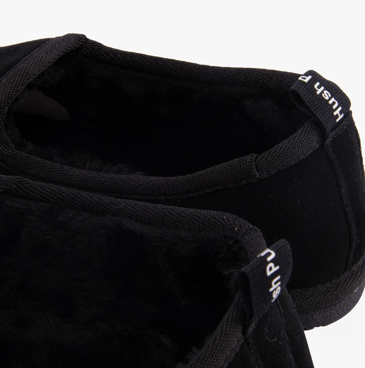 Hush Puppies CHARLES Mens Slippers Black