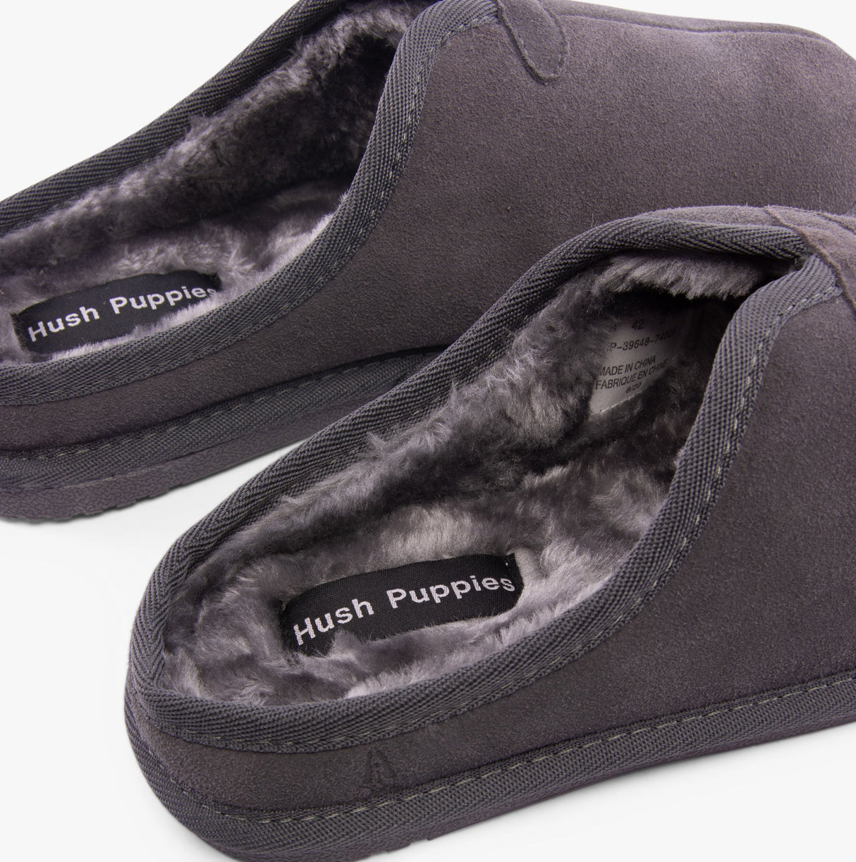 Hush Puppies CONRAD Mens Slippers Grey