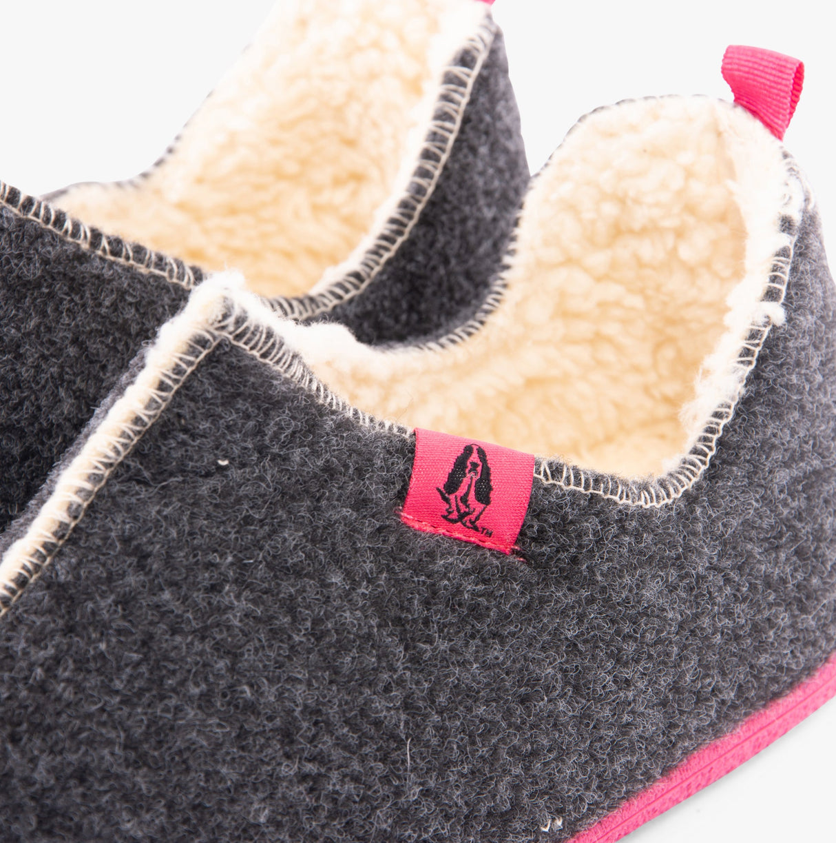 Hush Puppies GOOD Womens Slippers Charcoal