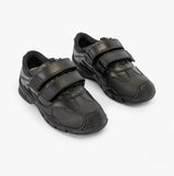 Hush Puppies TROY Boys School Shoes Black