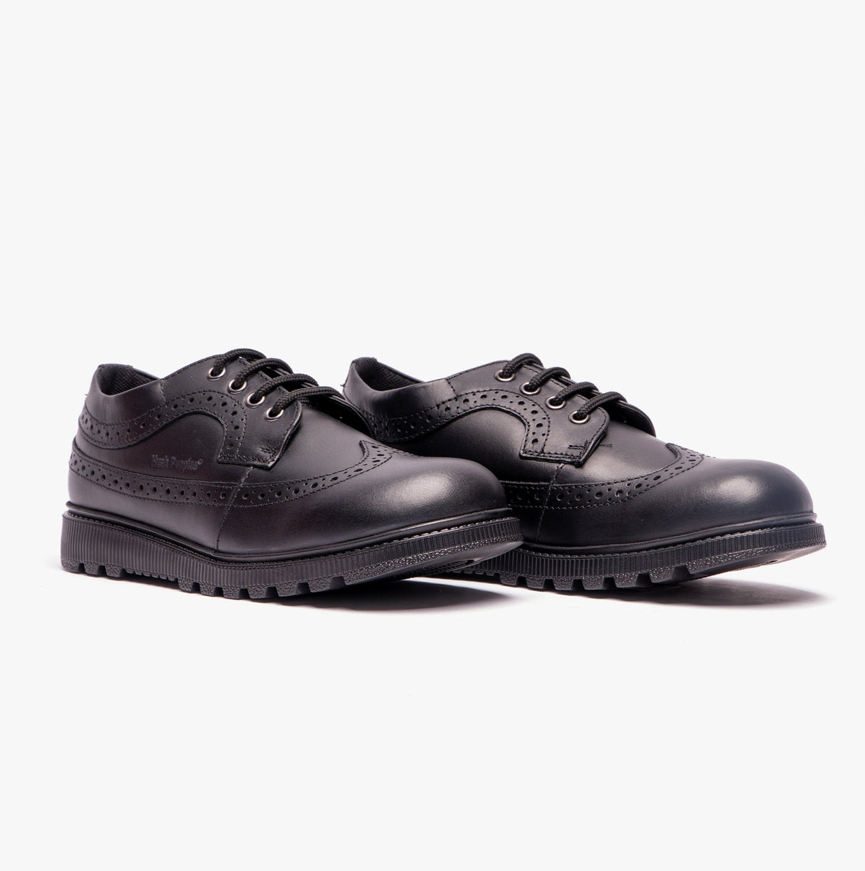 FELICITY JUNIOR Girls Leather Oxford Shoes Black