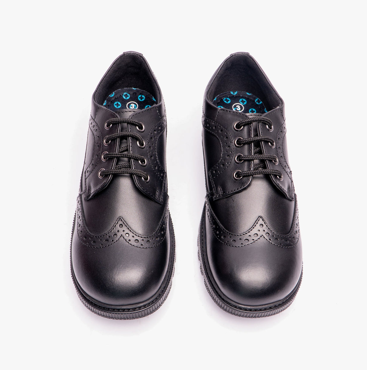 FELICITY JUNIOR Girls Leather Oxford Shoes Black