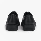 Hush Puppies MAXINE Girls Leather School Shoes Black