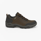 IMAC TERRAIN Mens Leather Trail Shoes Dark Brown