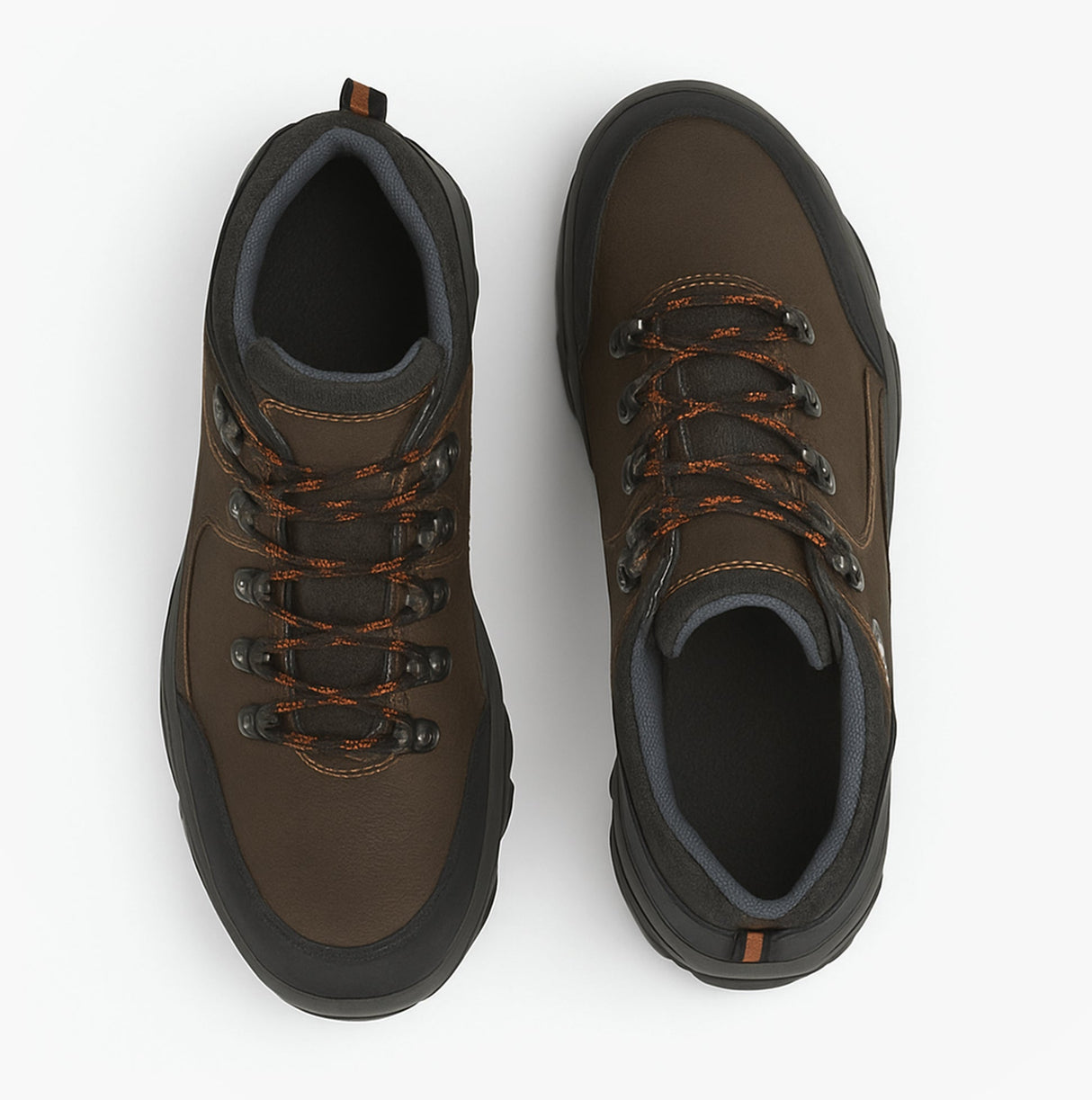 IMAC TERRAIN Mens Leather Trail Shoes Dark Brown