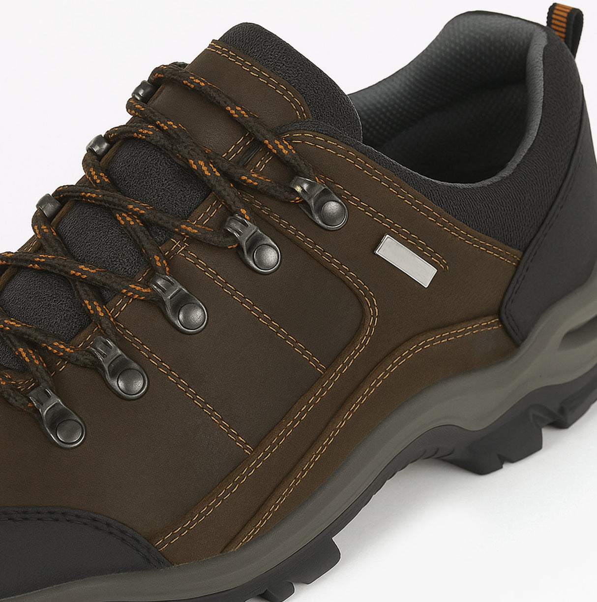 IMAC TERRAIN Mens Leather Trail Shoes Dark Brown