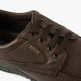 IMAC LENNIE Mens Grain Leather Apron Shoes Brown