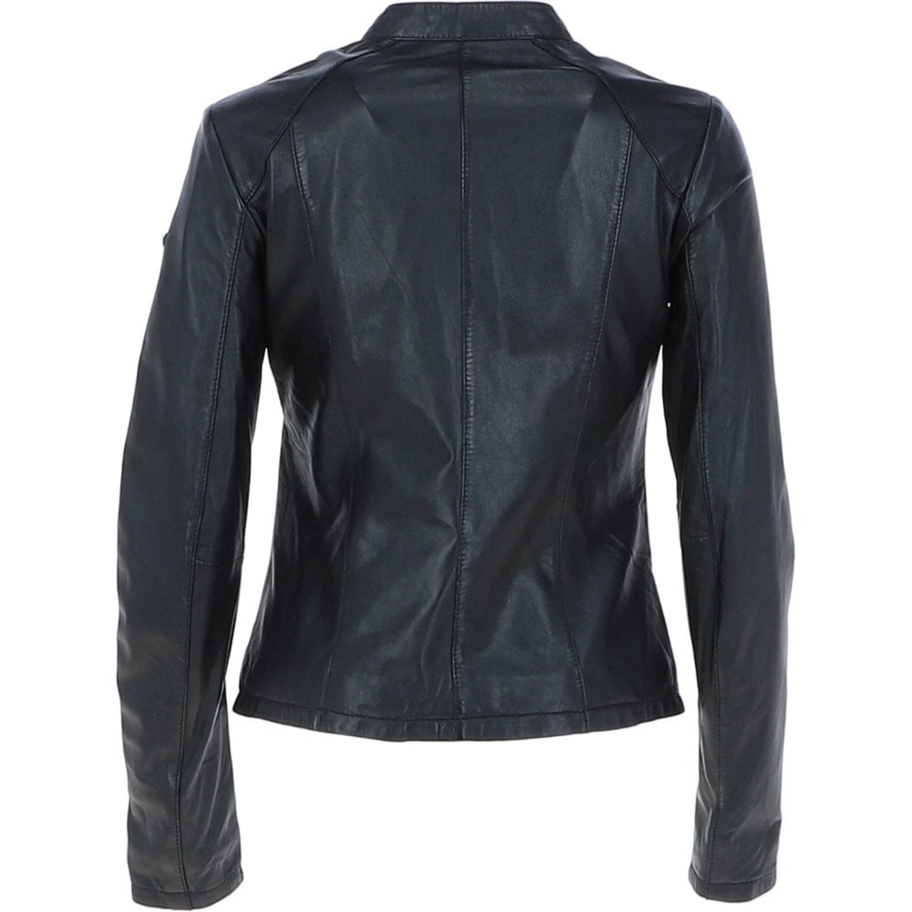 Women's Biker Leather Jacket | Black