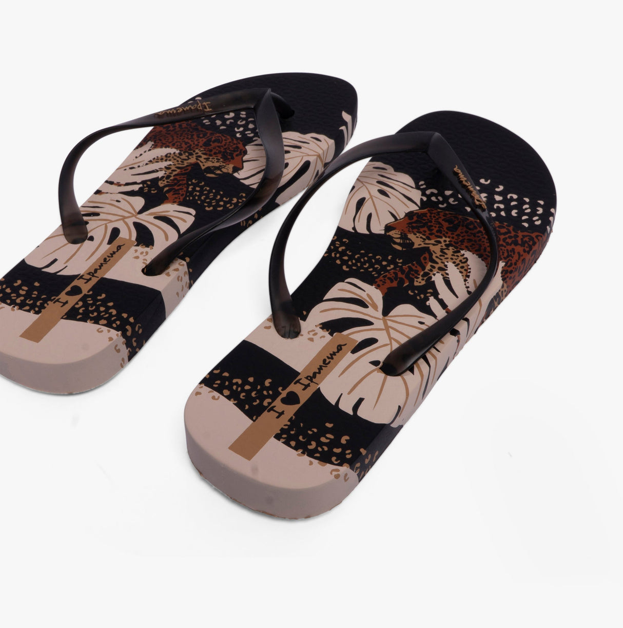 Ipanema I LOVE SUN PRINT Womens Flip Flops Black
