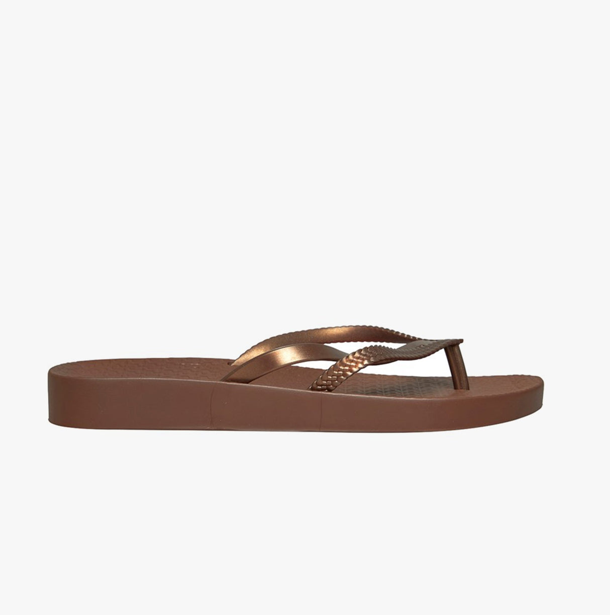 Ipanema BOSSA SOFT Womens Platform Vegan Flip-Flops Bronze