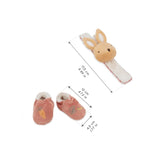 Kaloo Rattle & Slippers - Rabbit