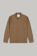 J Neo Cotton Overshirt Stone & Grey