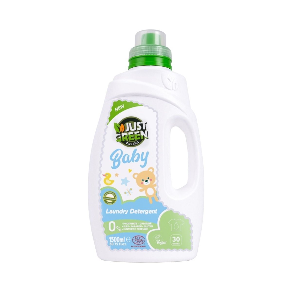 Just Green Organic Baby Laundry Liquid 1500ml