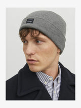 Jack & Jones DNA Mens Beanie Grey Melange