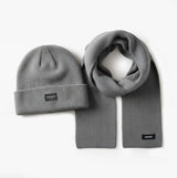 Jack & Jones DNA Mens Hat & Scarf Grey Melange