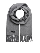 Jack & Jones SOLID WOVEN Mens Scarf Grey Melange