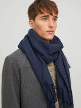 Jack & Jones SOLID WOVEN Mens Scarf Navy Blazer