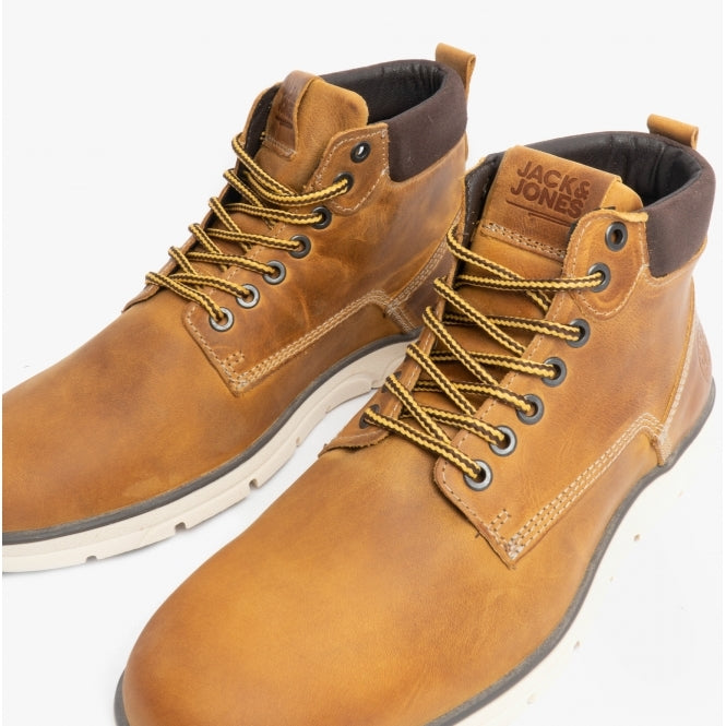 Jack & Jones TUBAR Mens Ankle Boots Honey