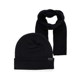 Jack & Jones JOLLY KNIT Mens Scarf & Beanie Giftset Black