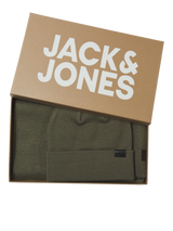 Jack & Jones JOLLY KNIT Mens Scarf & Beanie Giftset Sea Turtle