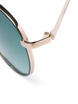 Jack & Jones RYDER Mens Sunglasses Gold Colour