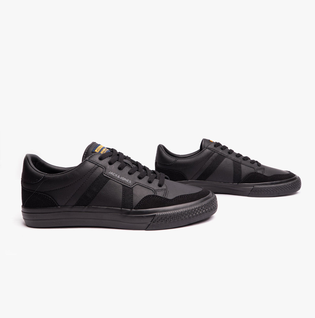 Jack & Jones MORDEN Mens Canvas Trainers Anthracite